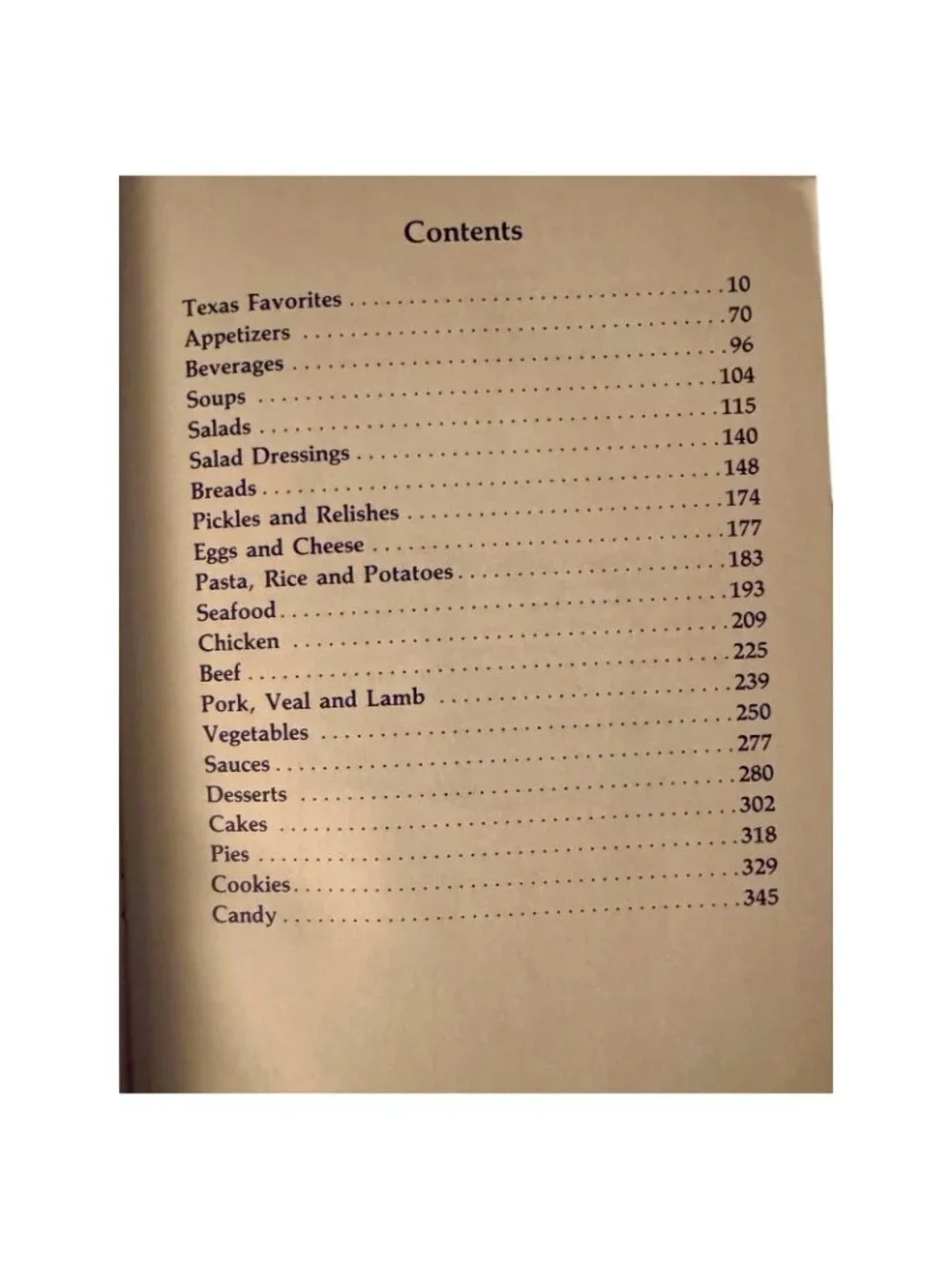 The Texas Experience Friendship & Food Texas Cookbook Richardson Womans Club